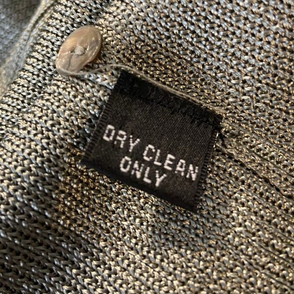 Linda Allard Ellen Tracy Womens Grey Viscose Cardigan Size Small Petite - Picture 6 of 7